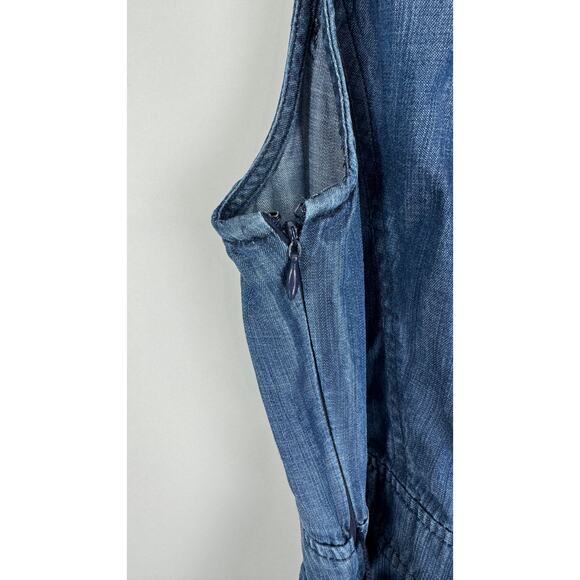 Tommy Hilfiger Denim Sleeveless Dress Blue Womens Size 12 - Picture 10 of 12